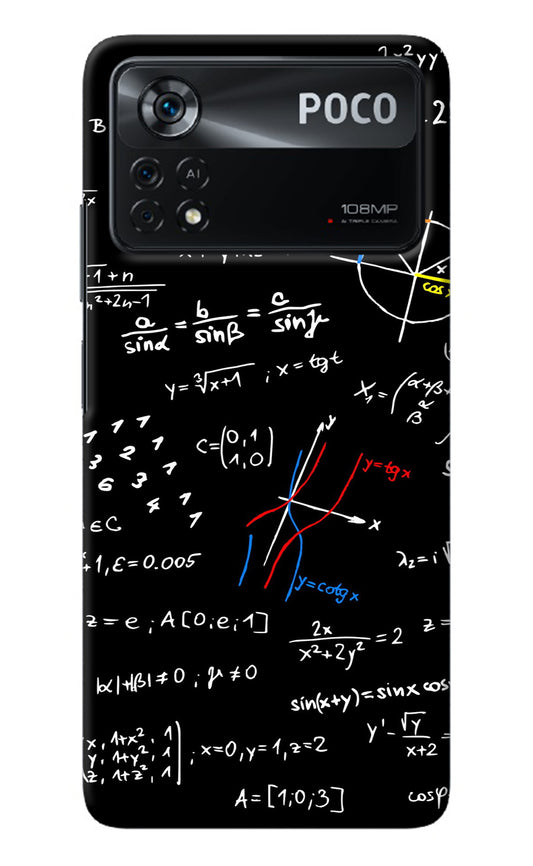 Mathematics Formula Poco X4 Pro Back Cover