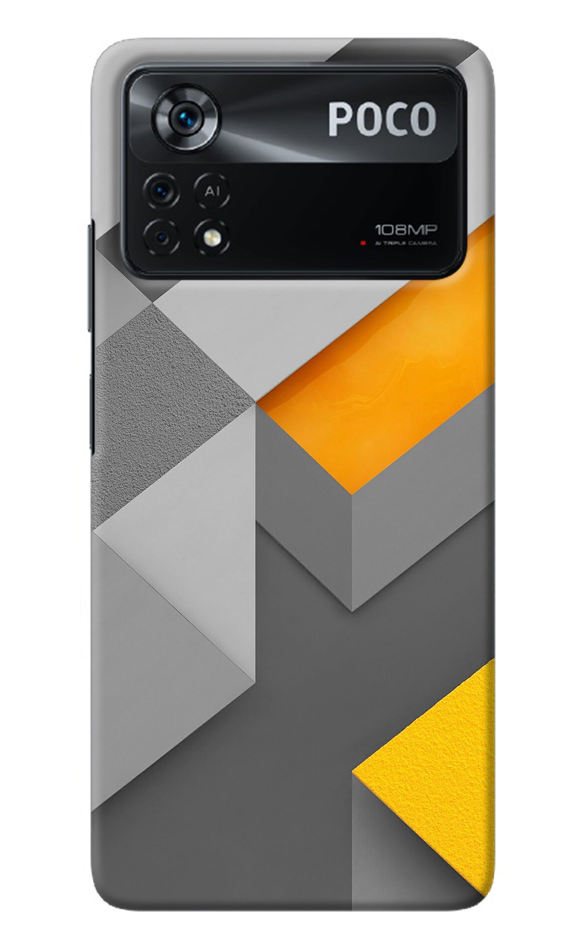 Abstract Poco X4 Pro Back Cover