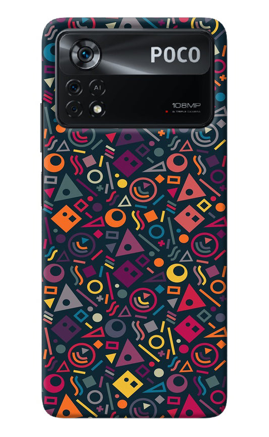 Geometric Abstract Poco X4 Pro Back Cover