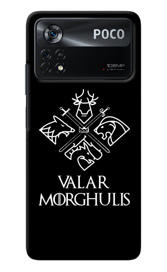 Valar Morghulis | Game Of Thrones Poco X4 Pro Back Cover