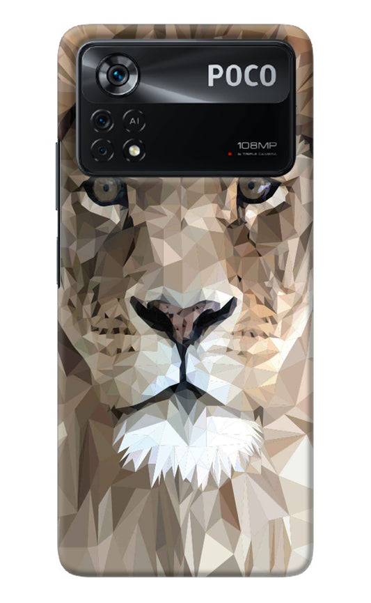 Lion Art Poco X4 Pro Back Cover