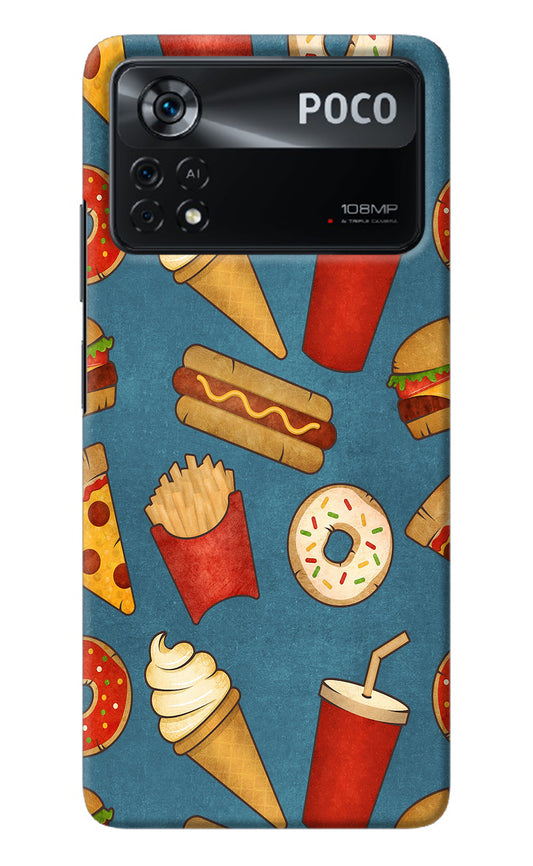 Foodie Poco X4 Pro Back Cover
