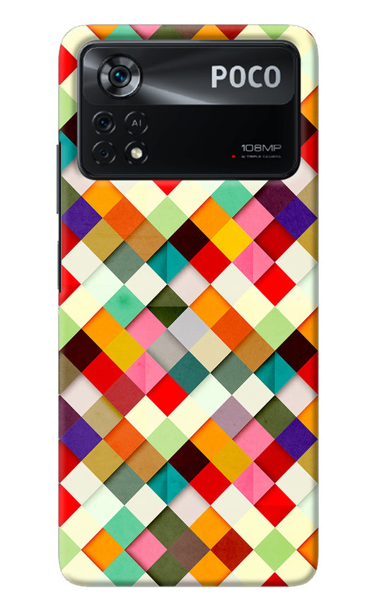Geometric Abstract Colorful Poco X4 Pro Back Cover
