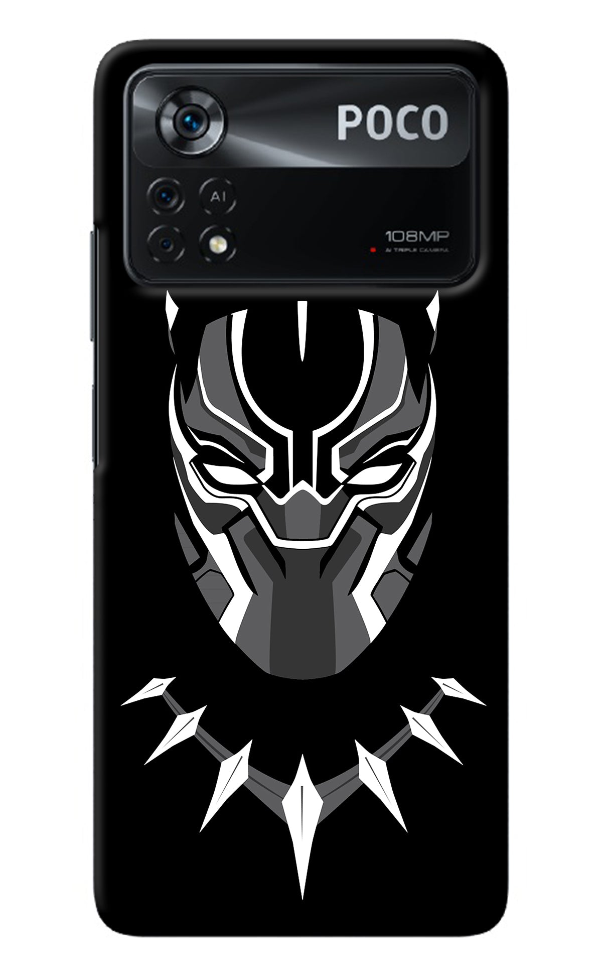 Black Panther Poco X4 Pro Back Cover