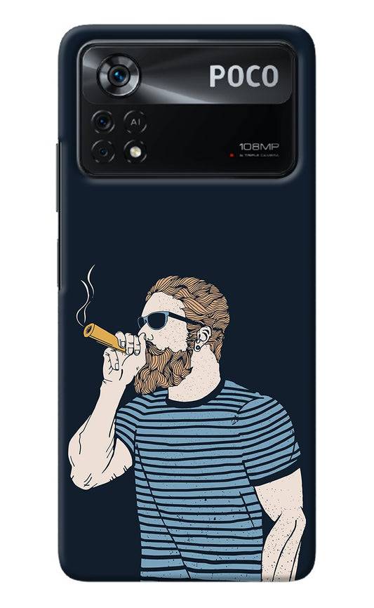 Smoking Poco X4 Pro Back Cover