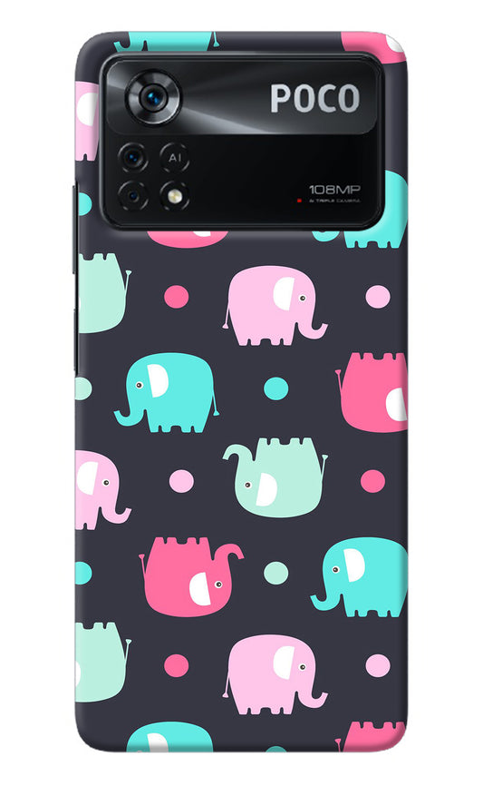 Elephants Poco X4 Pro Back Cover