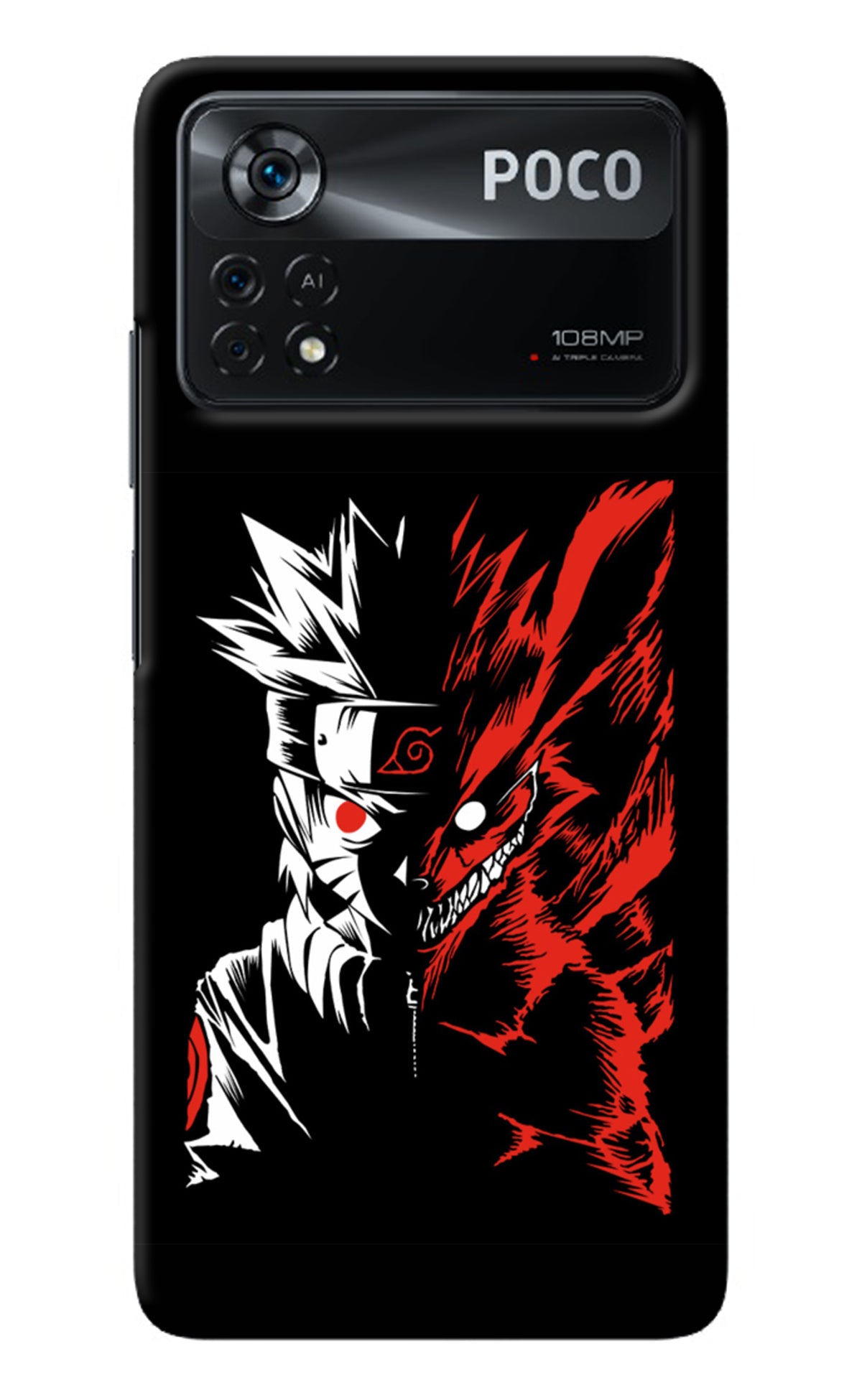 Naruto Two Face Poco X4 Pro Back Cover