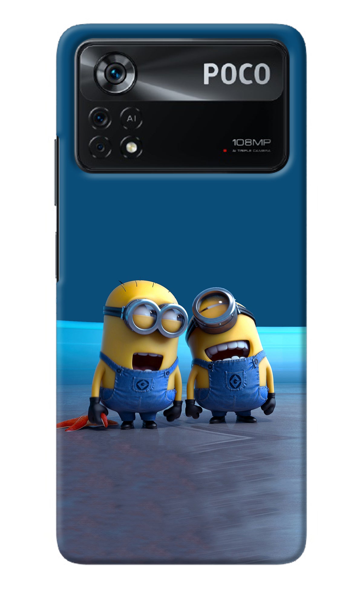 Minion Laughing Poco X4 Pro Back Cover