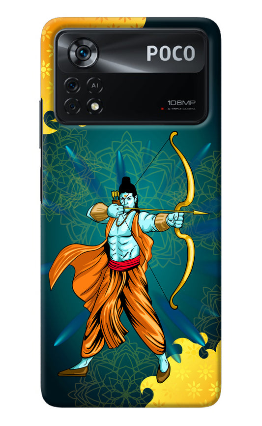 Lord Ram - 6 Poco X4 Pro Back Cover