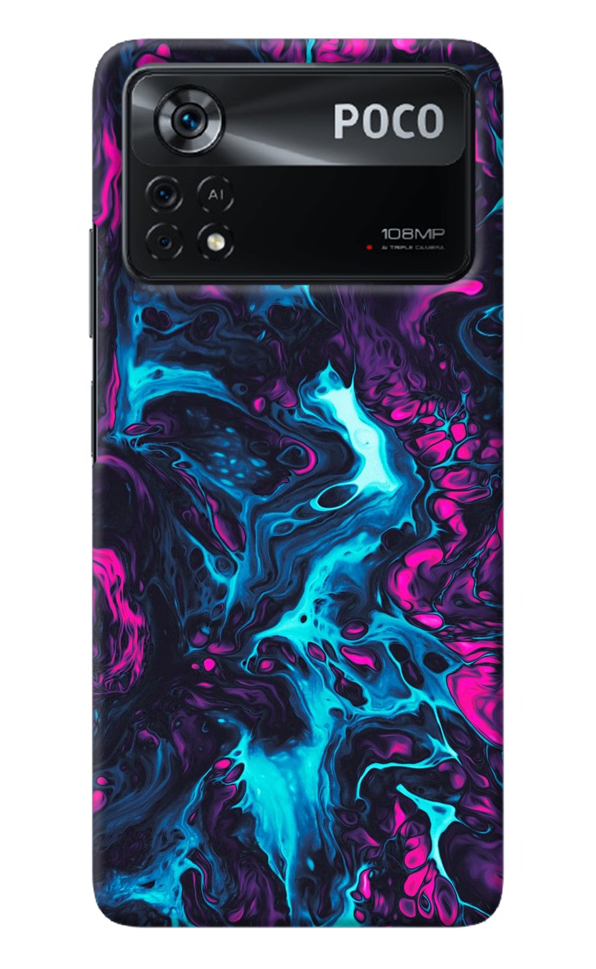 Abstract Poco X4 Pro Back Cover