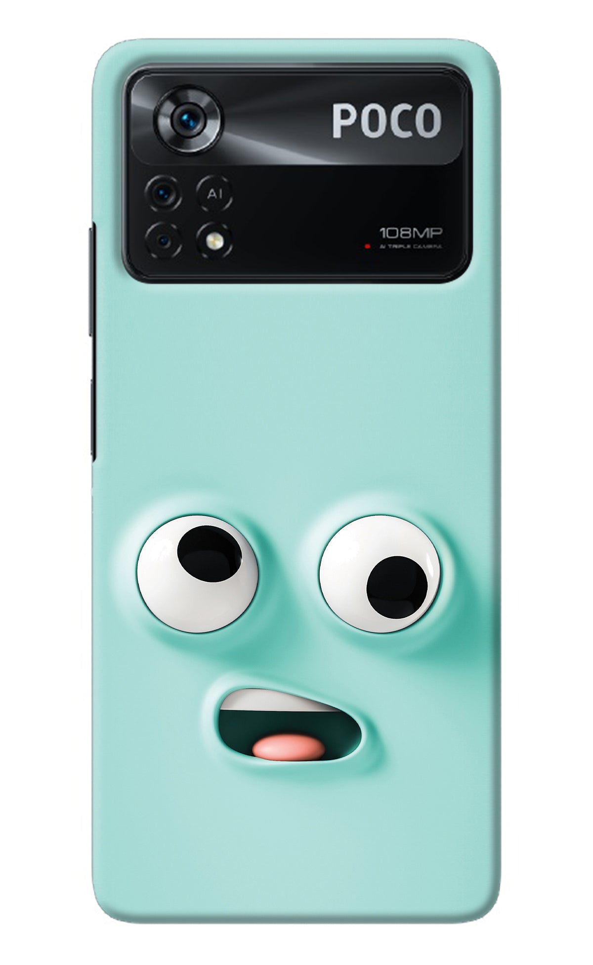 Funny Cartoon Poco X4 Pro Back Cover