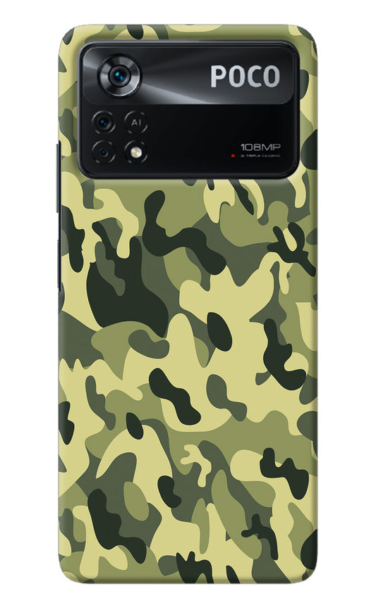 Camouflage Poco X4 Pro Back Cover