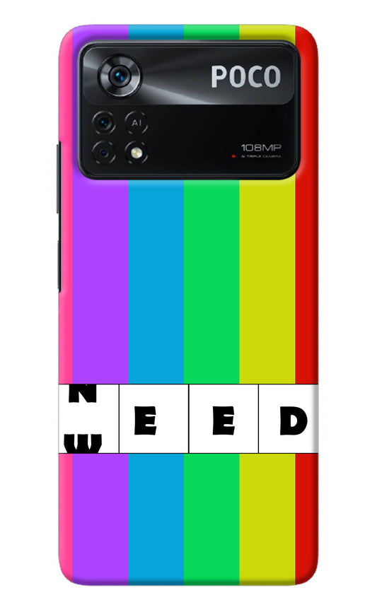 Need Weed Poco X4 Pro Back Cover