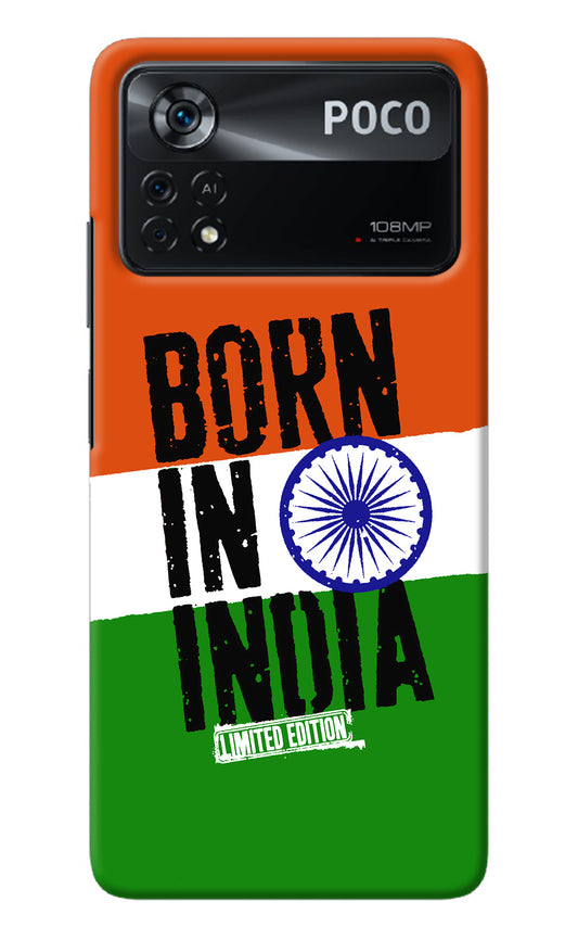 Born in India Poco X4 Pro Back Cover
