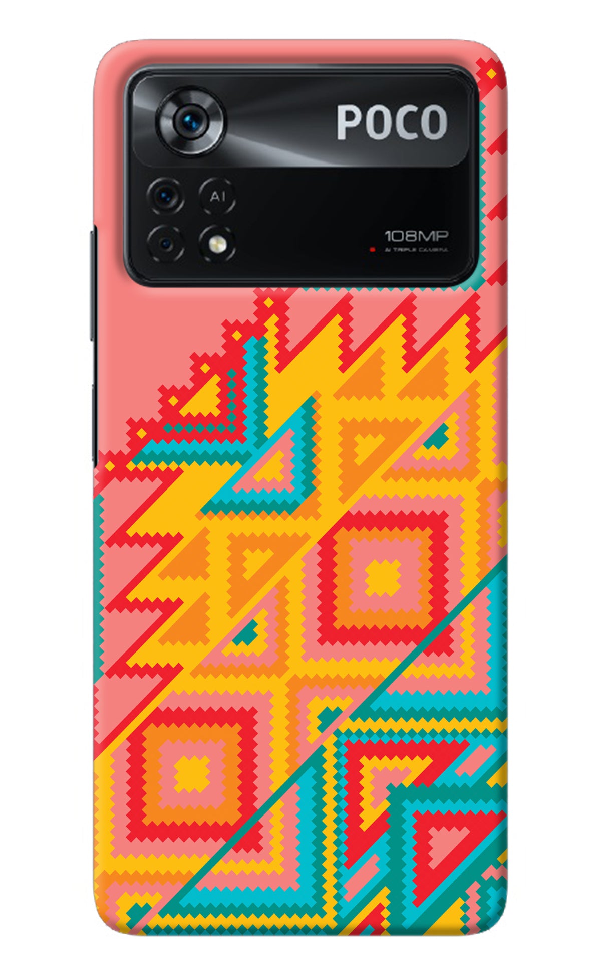 Aztec Tribal Poco X4 Pro Back Cover