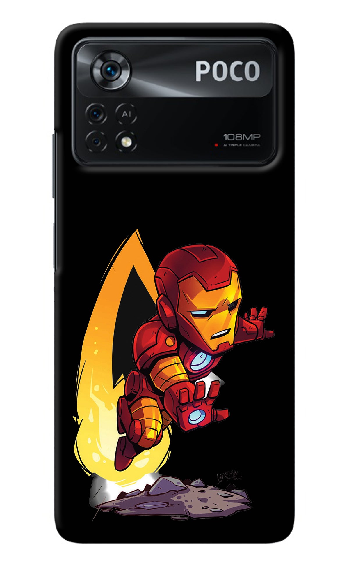 IronMan Poco X4 Pro Back Cover