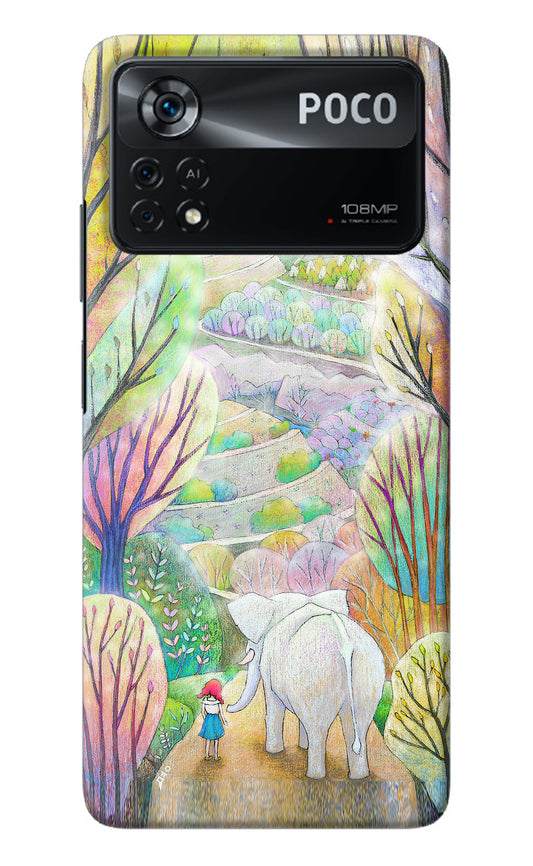 Nature Painting Poco X4 Pro Back Cover