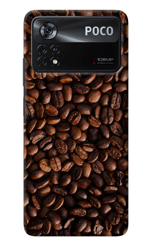 Coffee Beans Poco X4 Pro Back Cover