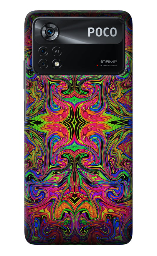 Psychedelic Art Poco X4 Pro Back Cover