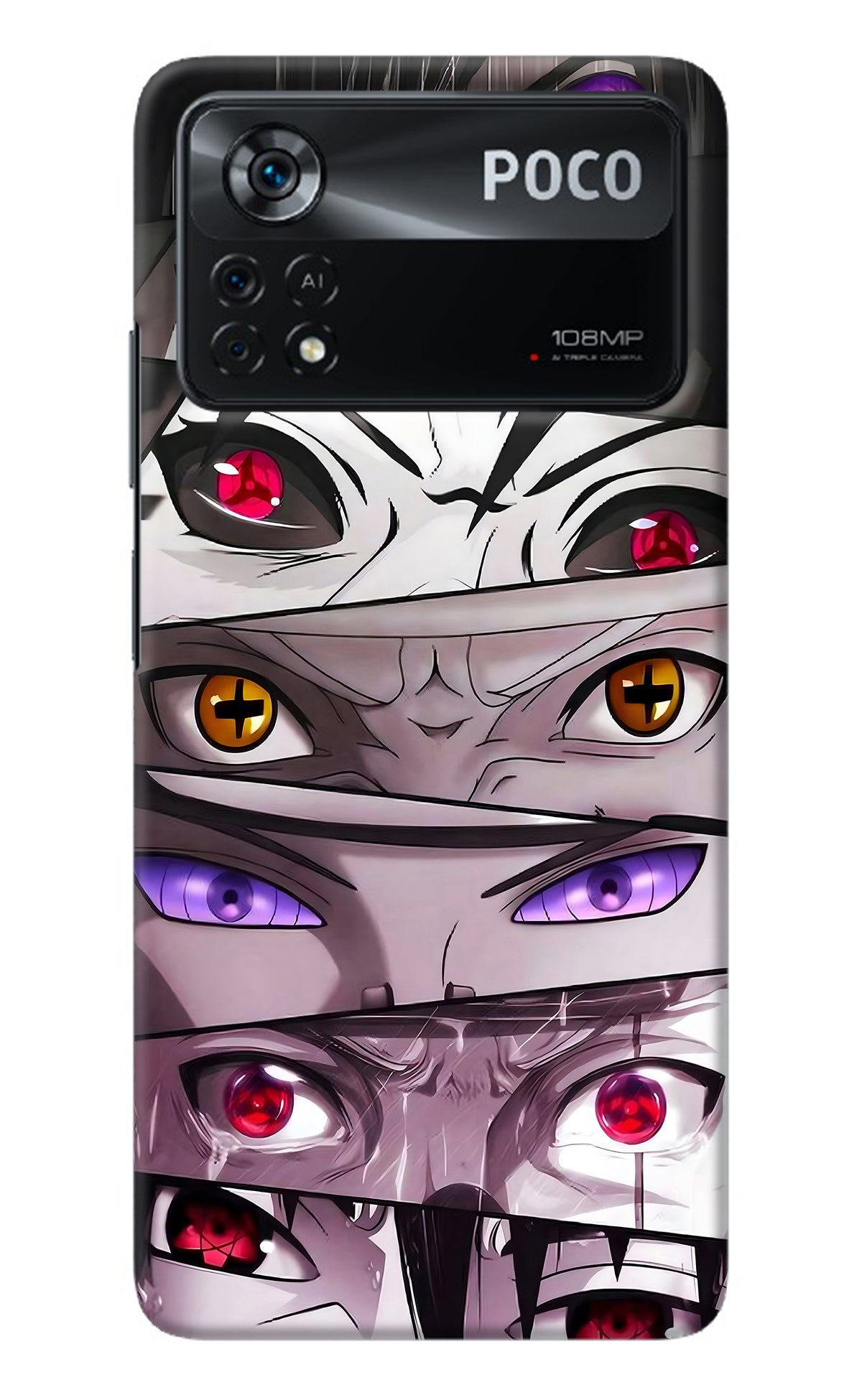 Naruto Anime Poco X4 Pro Back Cover