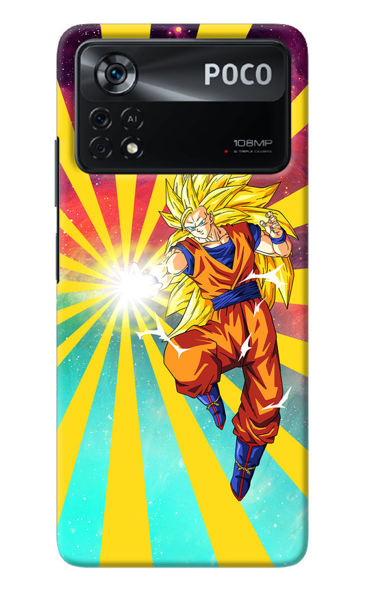 Goku Super Saiyan Poco X4 Pro Back Cover