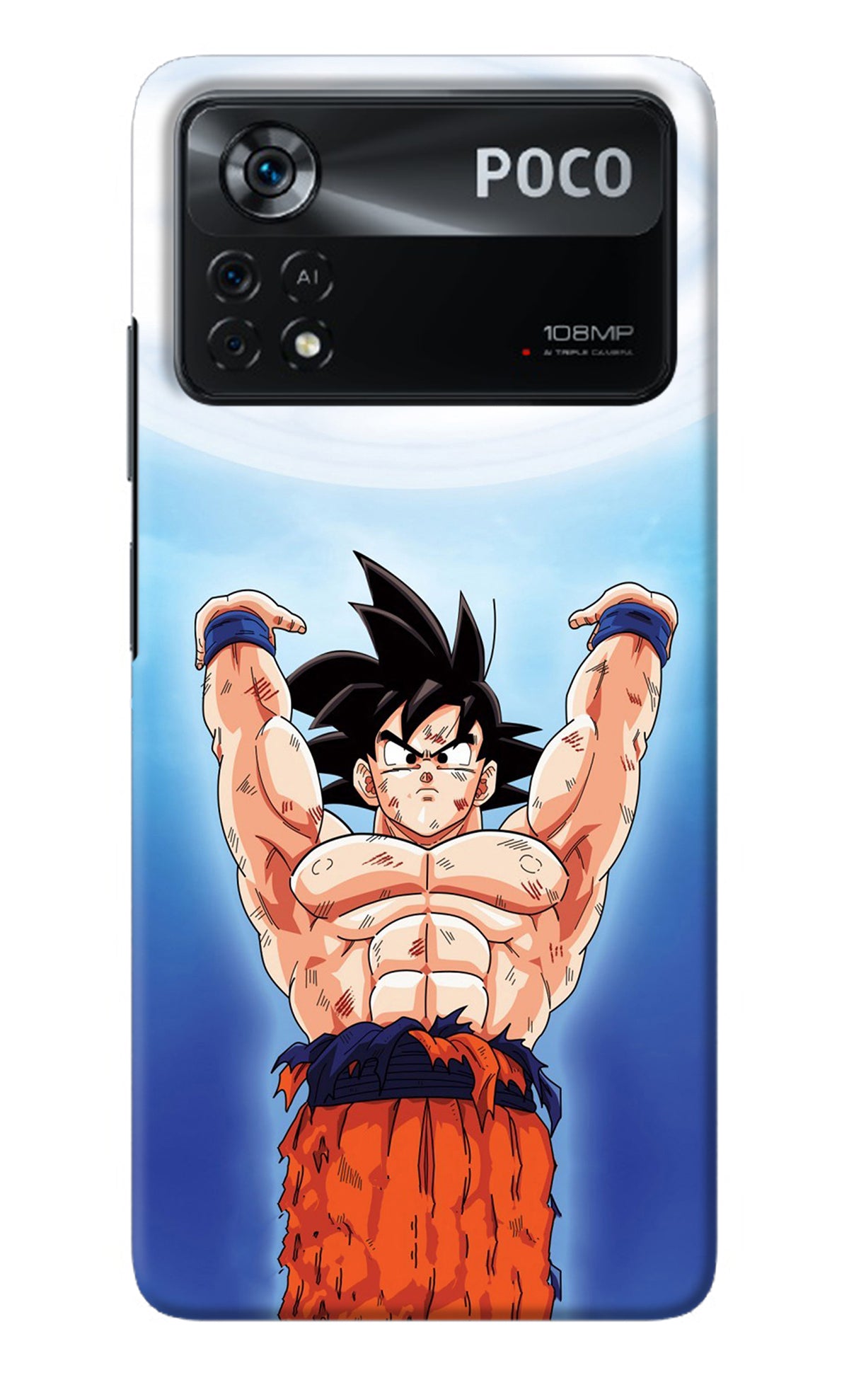 Goku Power Poco X4 Pro Back Cover