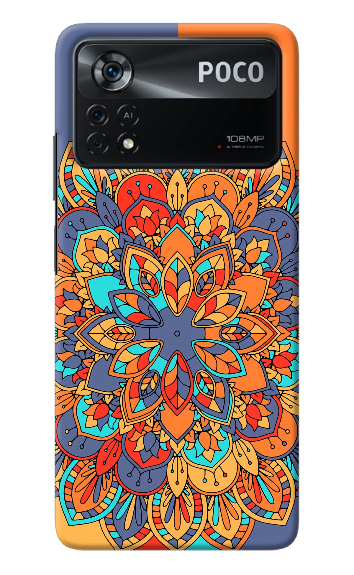 Color Mandala Poco X4 Pro Back Cover