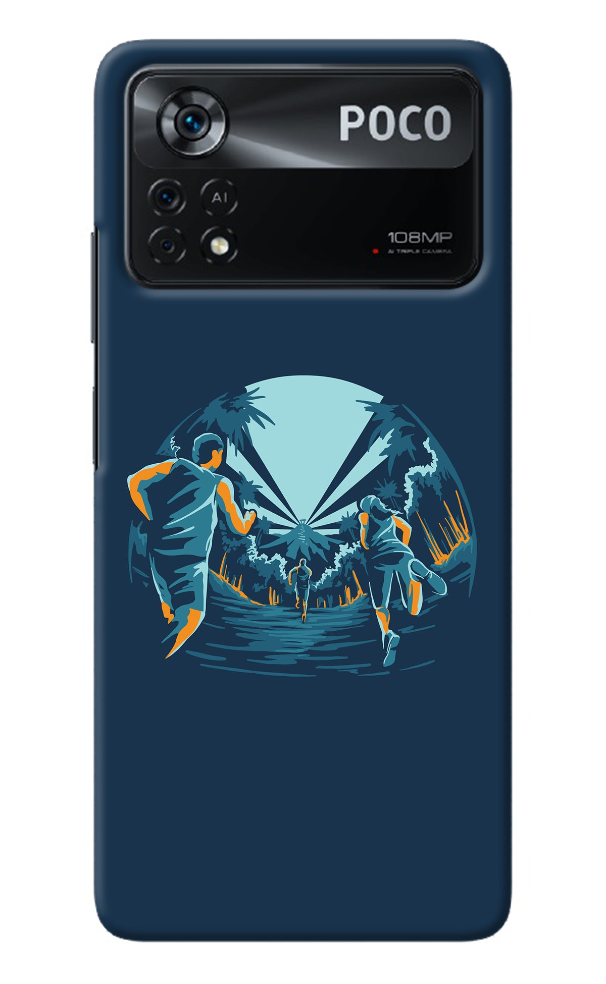 Team Run Poco X4 Pro Back Cover