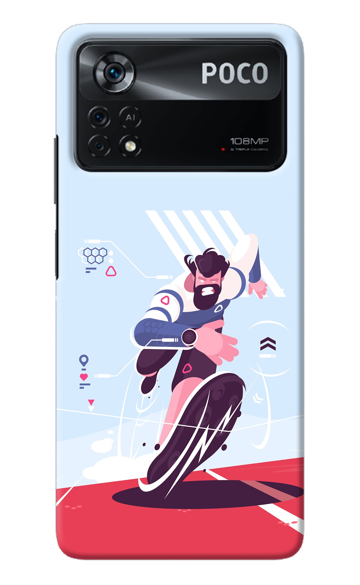 Run Pro Poco X4 Pro Back Cover