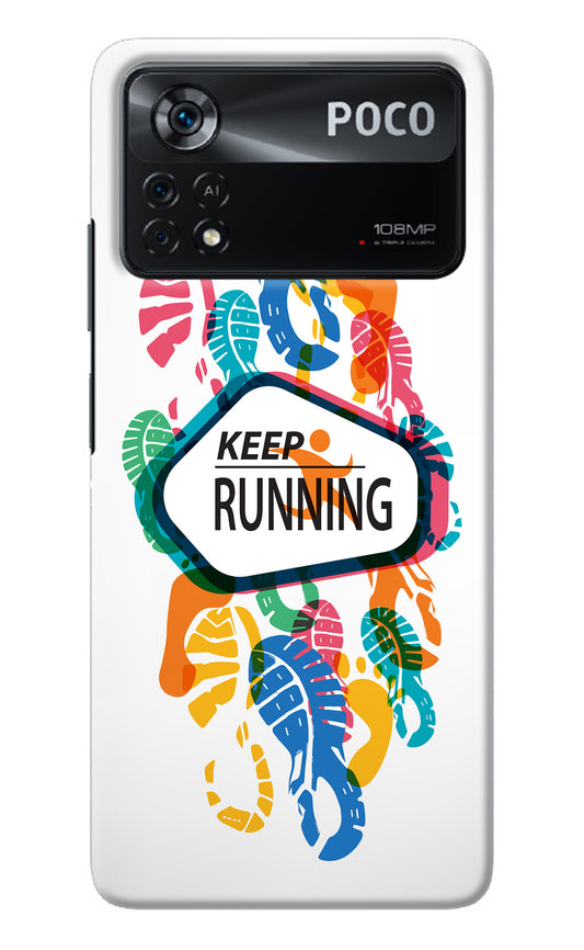 Keep Running Poco X4 Pro Back Cover