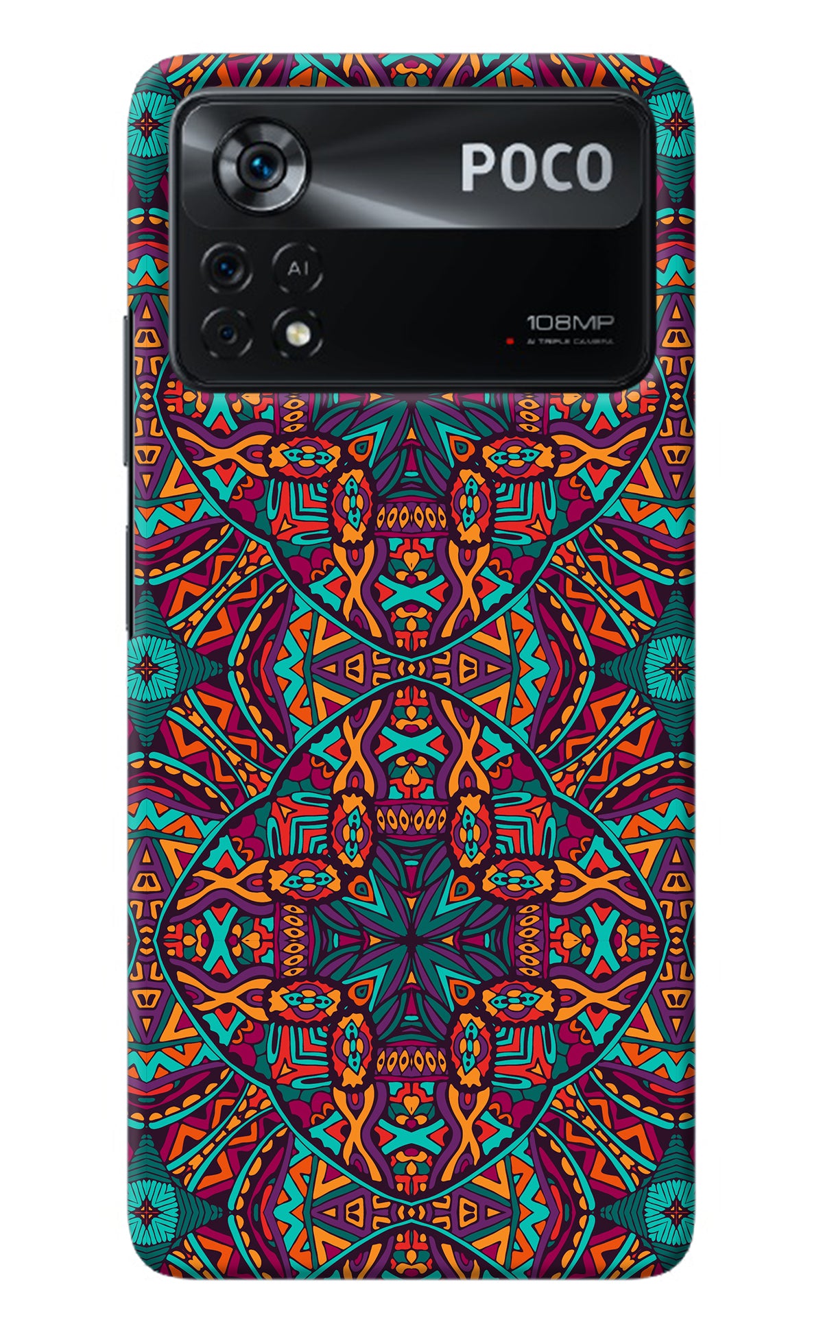 Colour Mandala Poco X4 Pro Back Cover