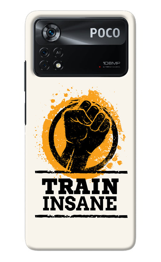 Train Insane Poco X4 Pro Back Cover