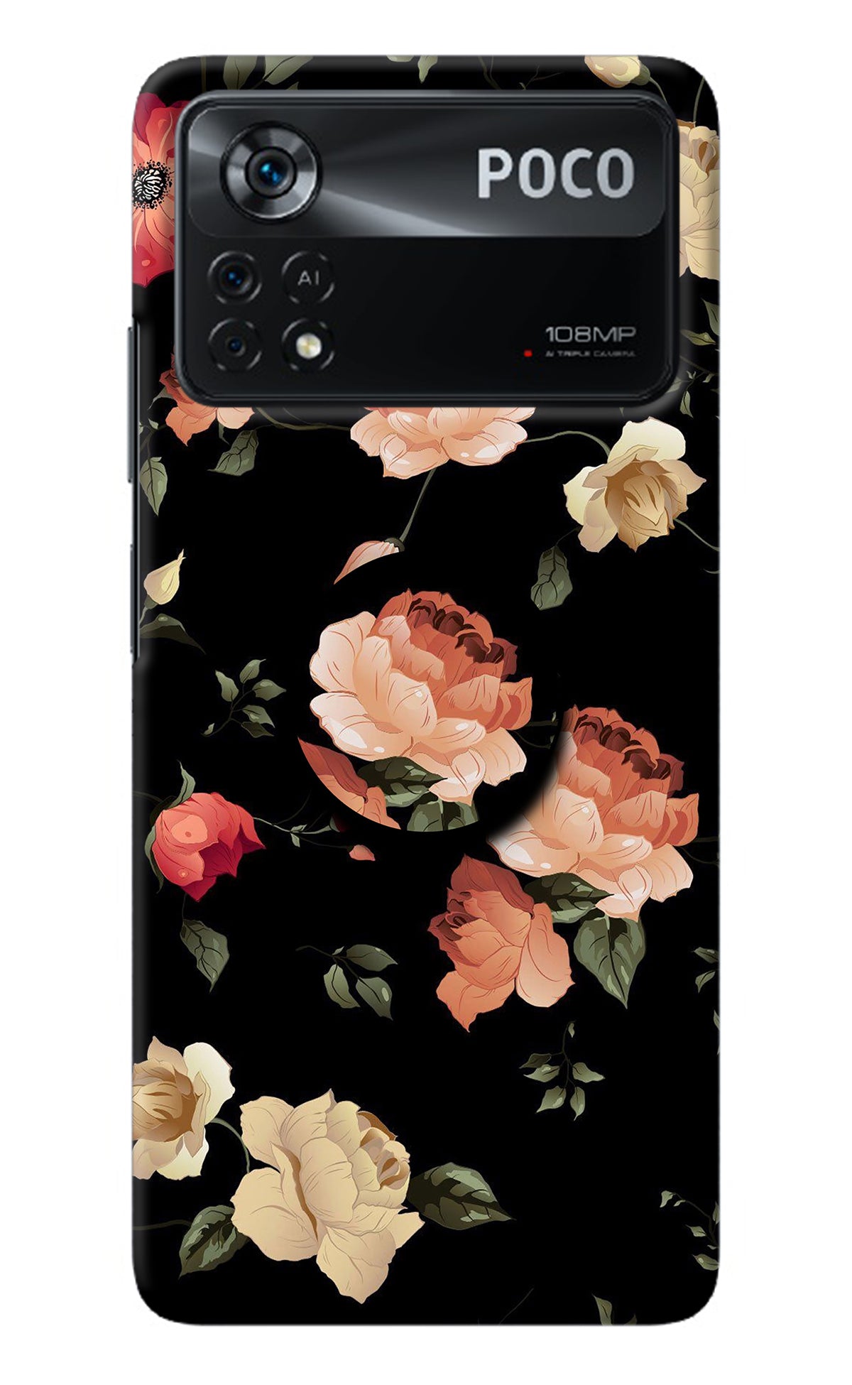 Flowers Poco X4 Pro Pop Case