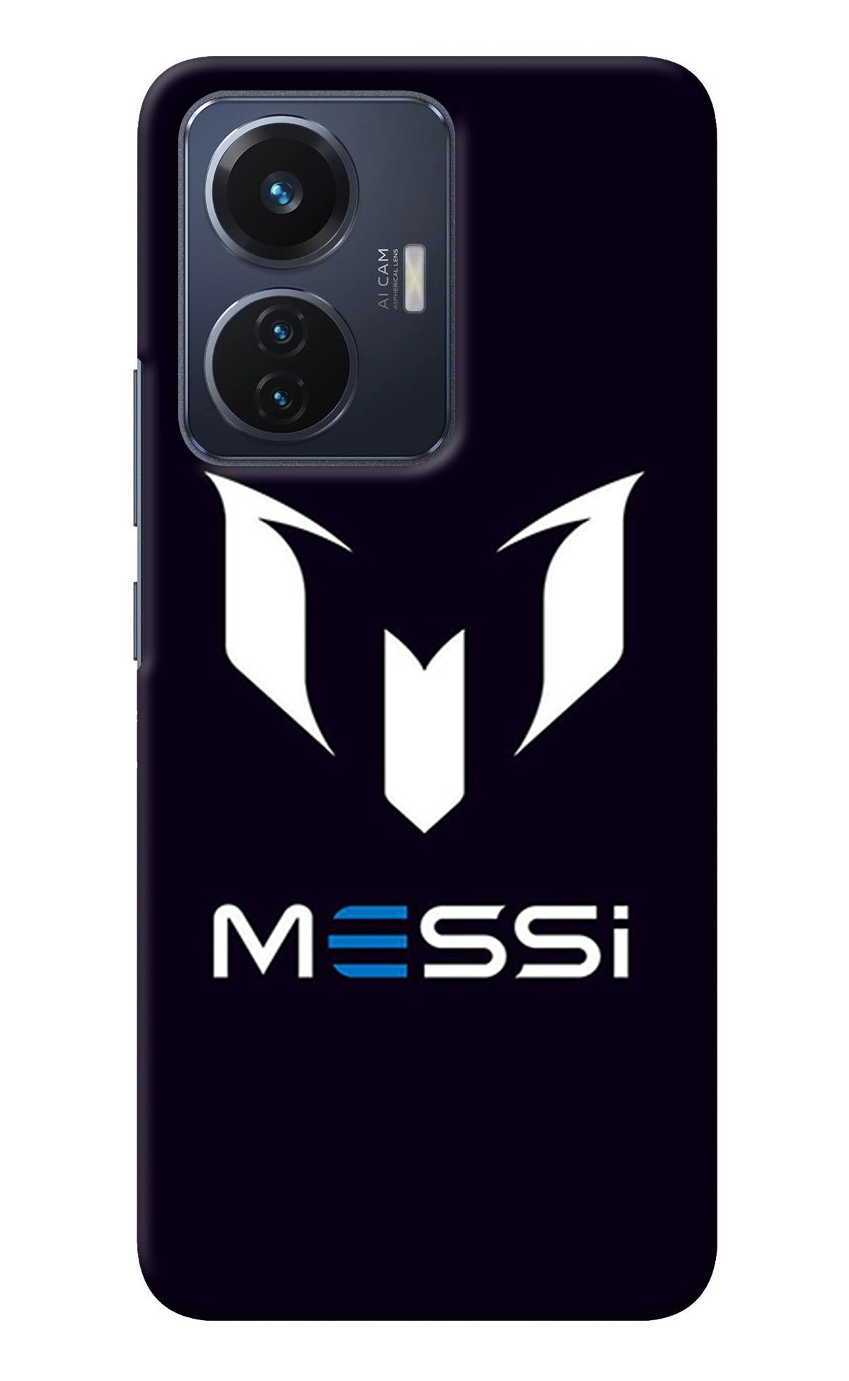 Messi Logo Vivo T1 44W Back Cover