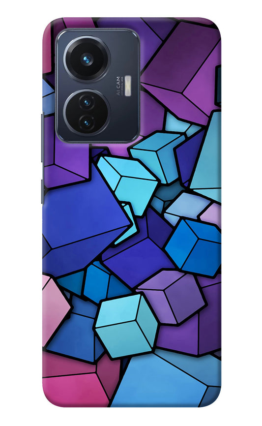 Cubic Abstract Vivo T1 44W Back Cover