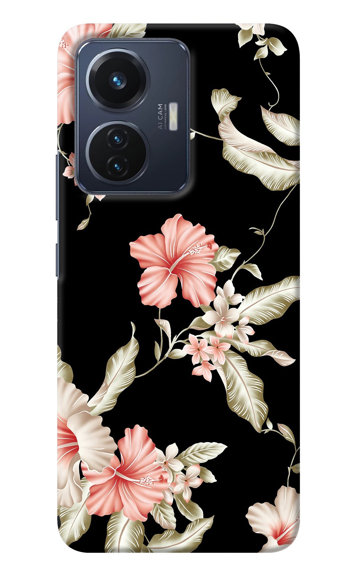 Flowers Vivo T1 44W Back Cover