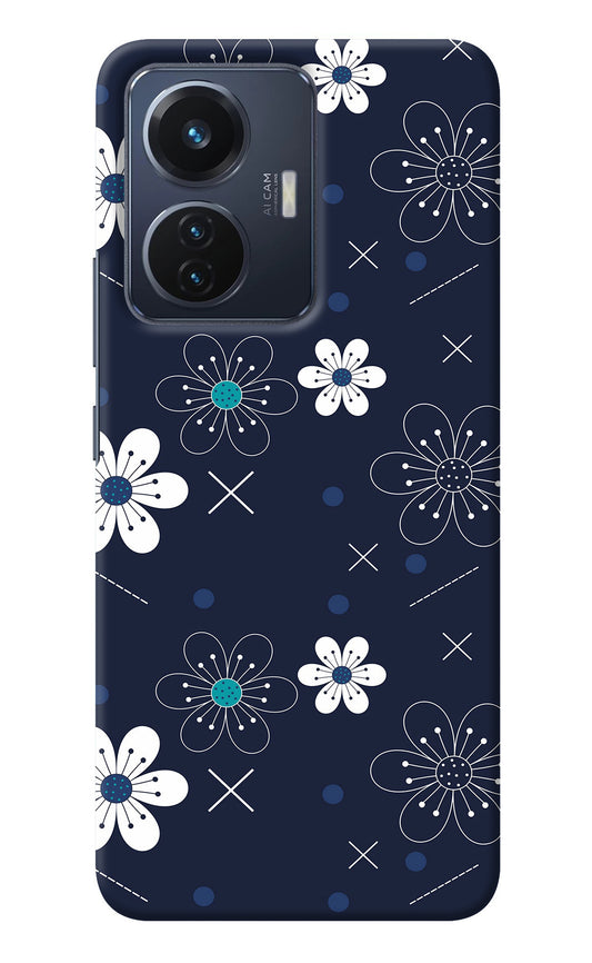 Flowers Vivo T1 44W Back Cover