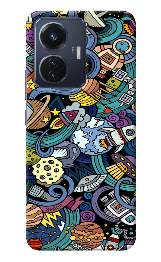 Space Abstract Vivo T1 44W Back Cover