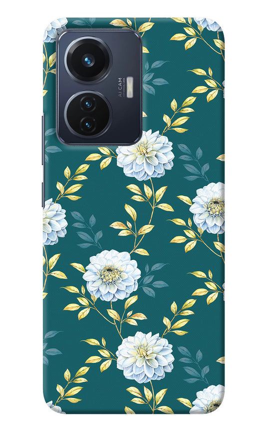 Flowers Vivo T1 44W Back Cover