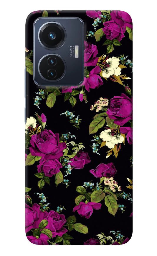 Flowers Vivo T1 44W Back Cover