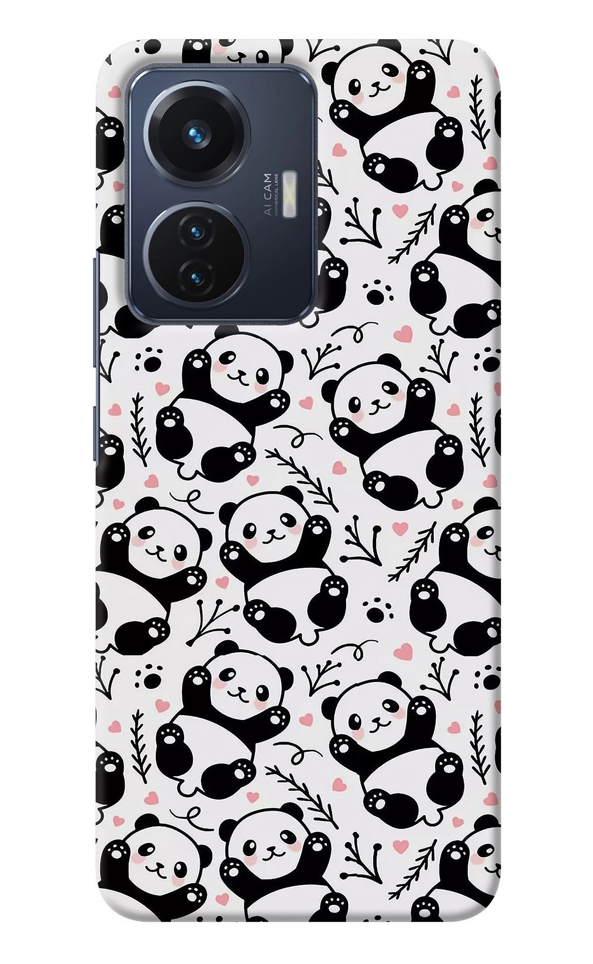 Cute Panda Vivo T1 44W Back Cover