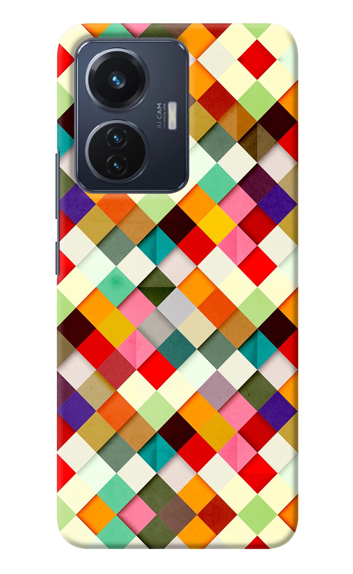 Geometric Abstract Colorful Vivo T1 44W Back Cover