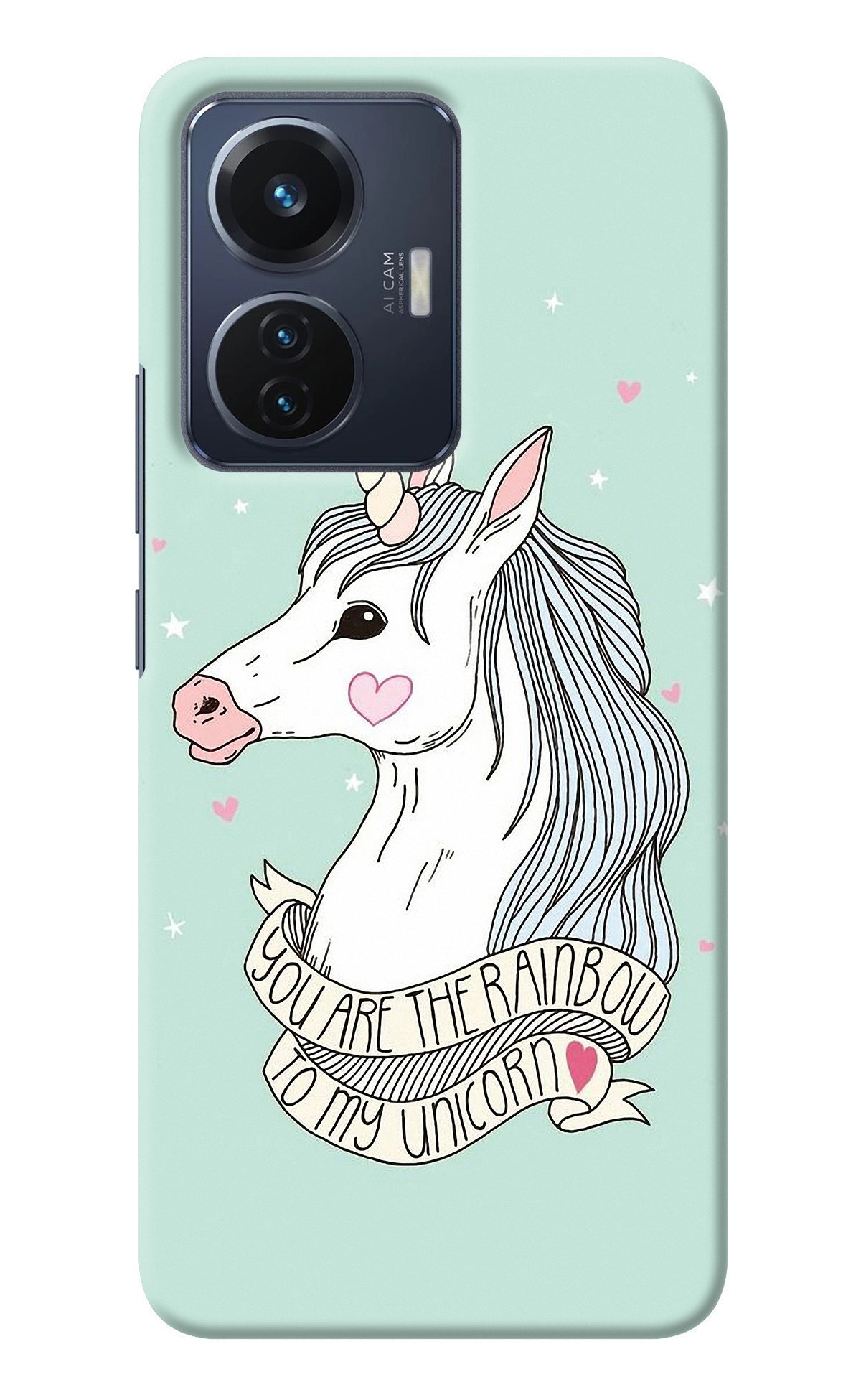 Unicorn Wallpaper Vivo T1 44W Back Cover