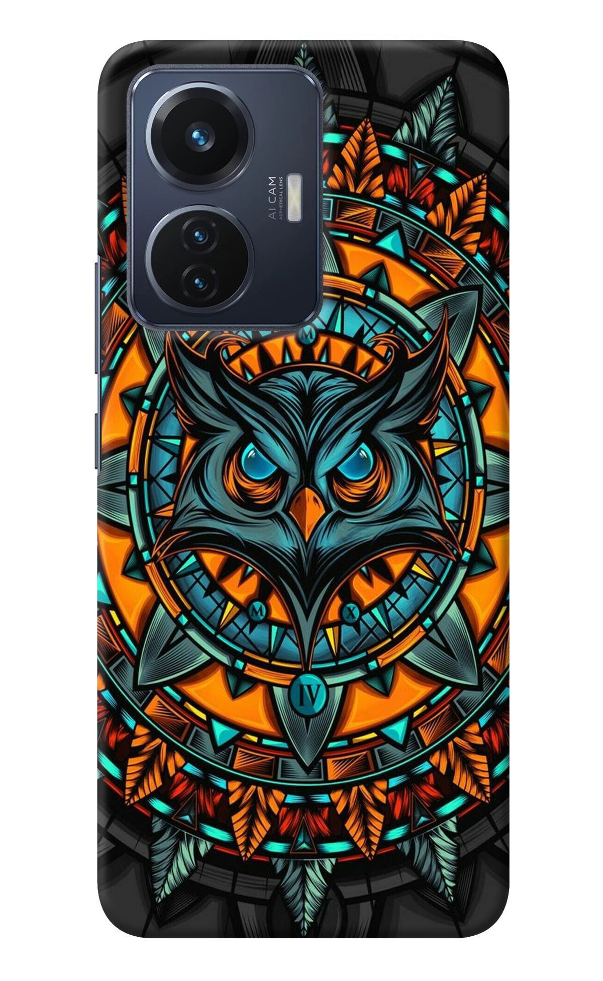 Angry Owl Art Vivo T1 44W Back Cover