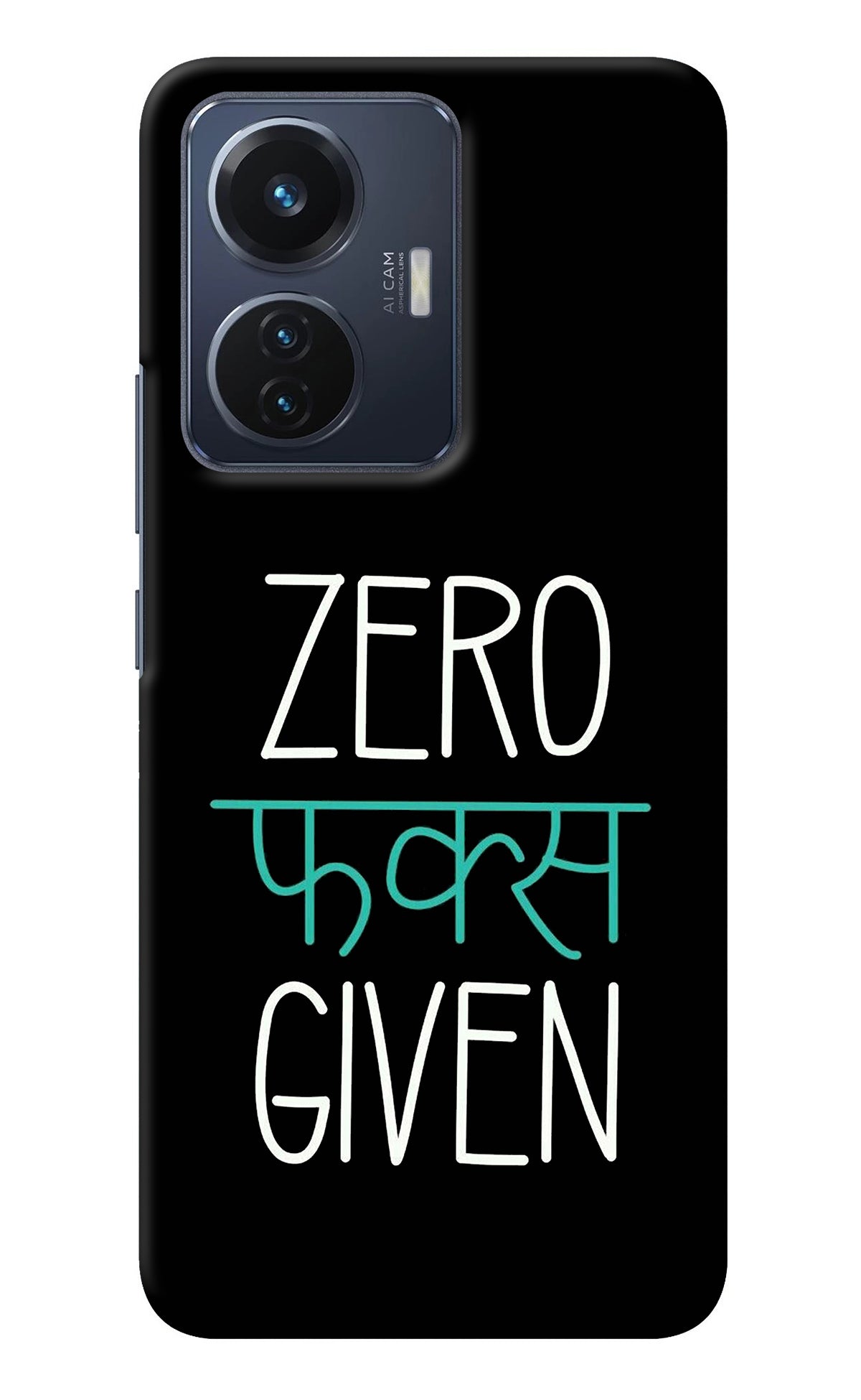 Zero Fucks Given Vivo T1 44W Back Cover