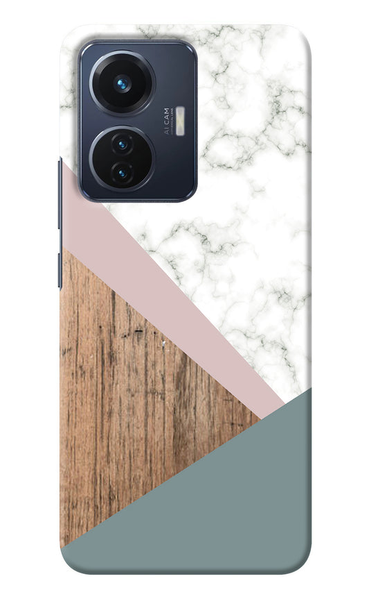 Marble wood Abstract Vivo T1 44W Back Cover