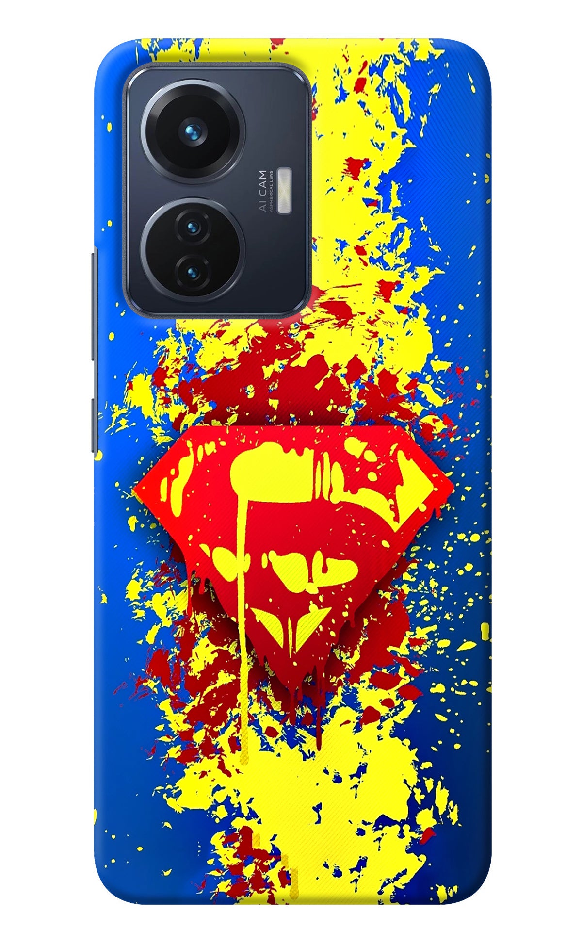 Superman logo Vivo T1 44W Back Cover