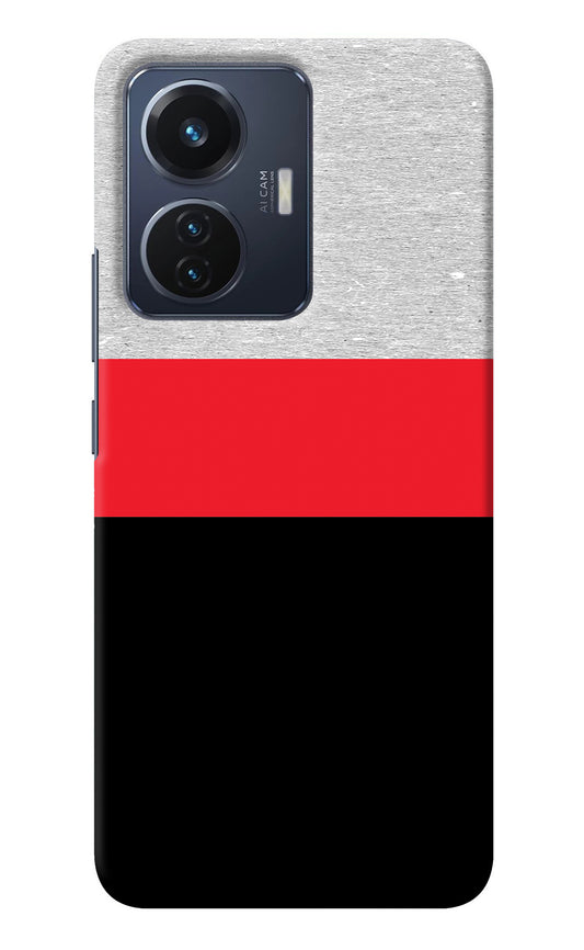 Tri Color Pattern Vivo T1 44W Back Cover