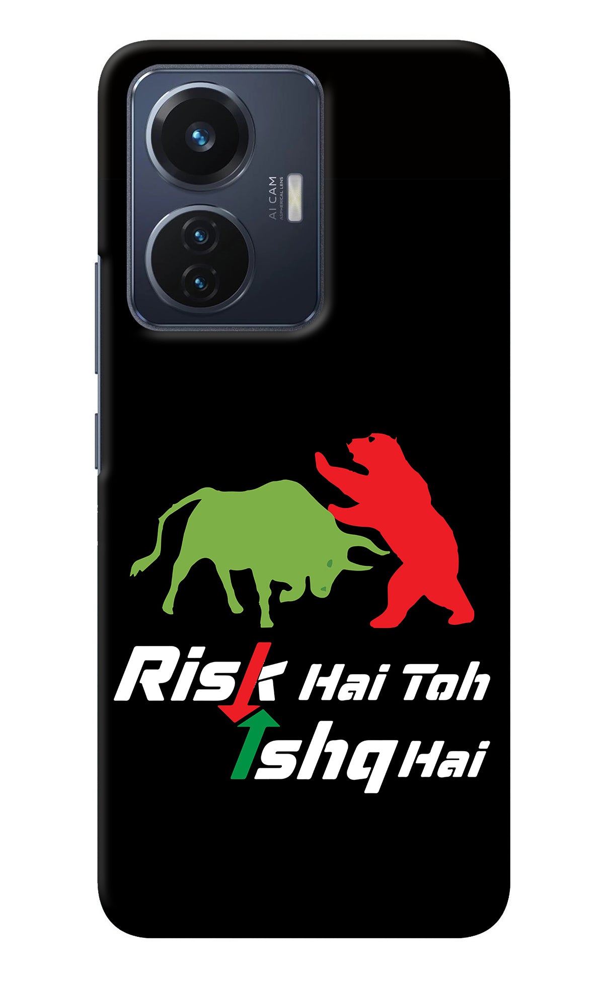 Risk Hai Toh Ishq Hai Vivo T1 44W Back Cover