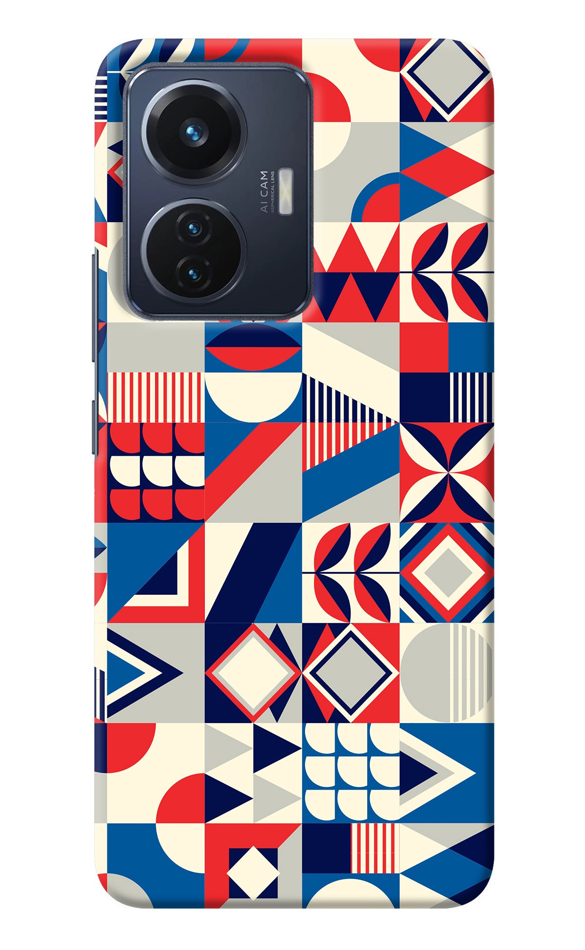 Colorful Pattern Vivo T1 44W Back Cover